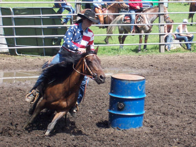 Barrel Race Rodeo